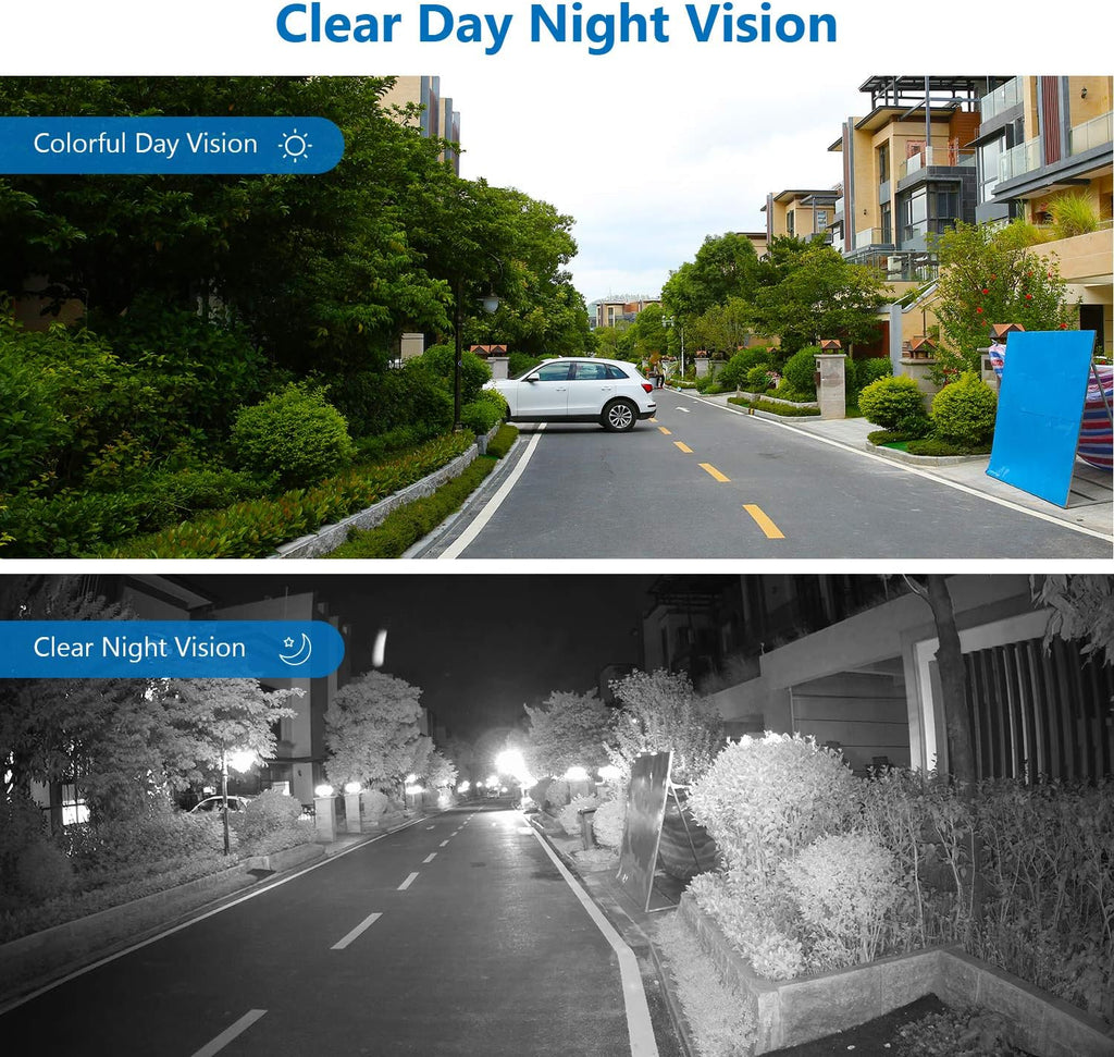 1080P 4 Channel Security Camera System with 2 Outdoor Cameras F74504