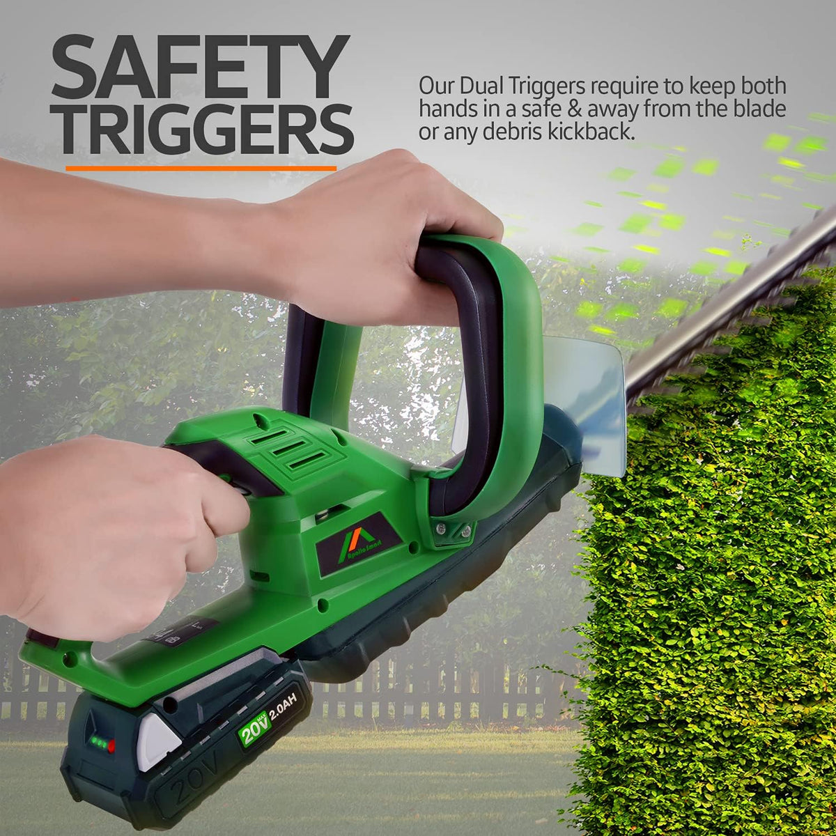 17-Inch Cordless Electric Hedge Trimmer K516602