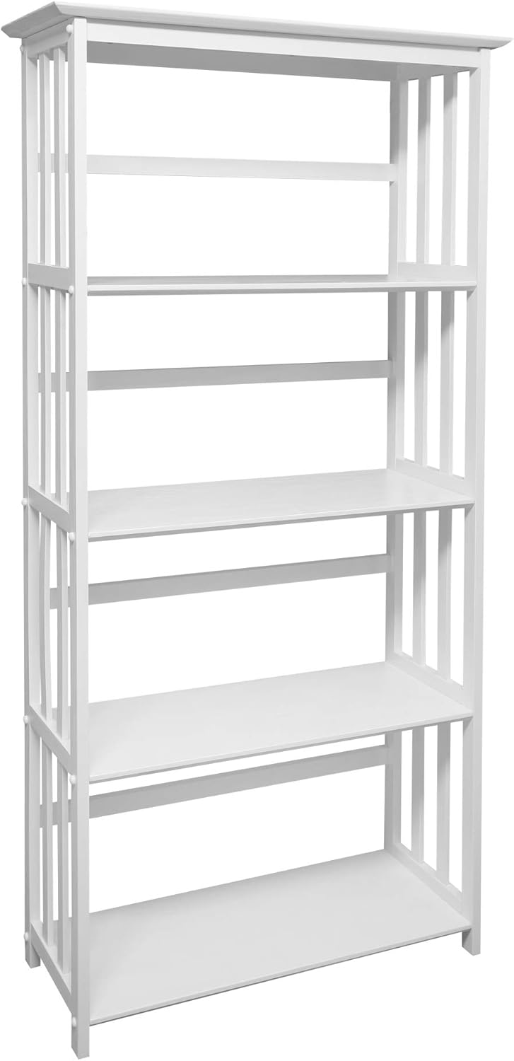 5-Shelf Bookcase, Walnut X9706