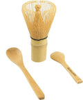 2x Bamboo Chasen Green Tea Whisk + Small Scoop + Tea Spoon D919567
