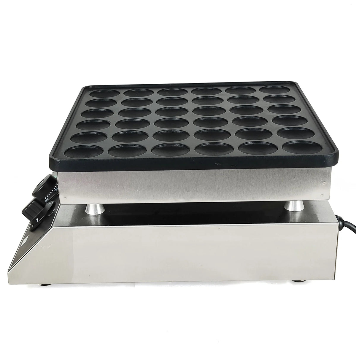36 Holes Electric Mini Waffle Pancake Maker Stainless Steel 1000W M88306