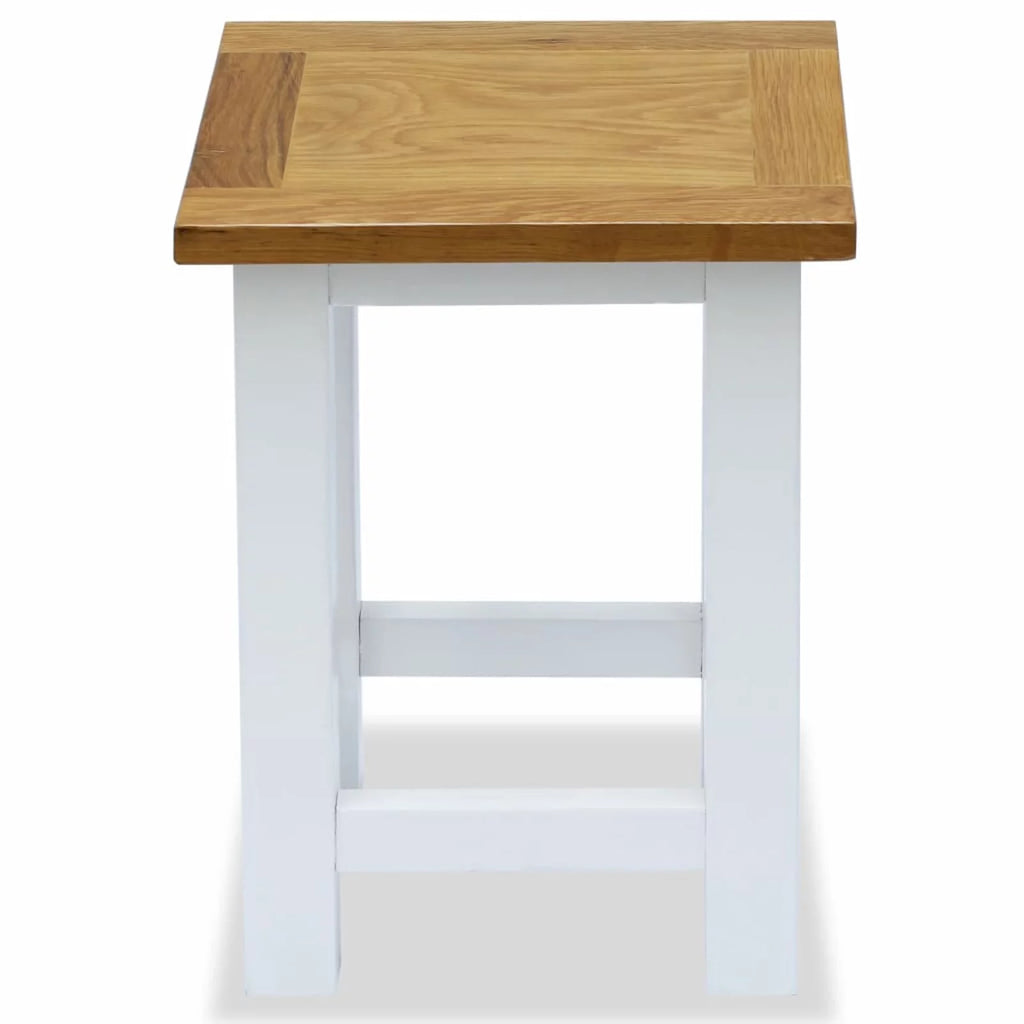 Solid Oak Wood End Table N215
