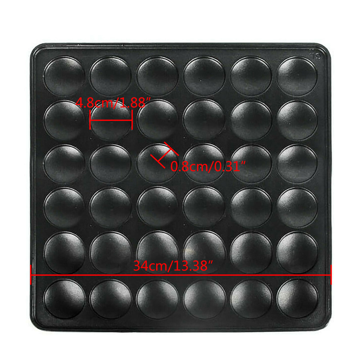 36 Holes Electric Mini Waffle Pancake Maker Stainless Steel 1000W M88306