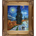 Road with Cypress and Star K184