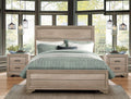 3pc Eastern King Size Bed and Two Nightstands Bedroom Set P471