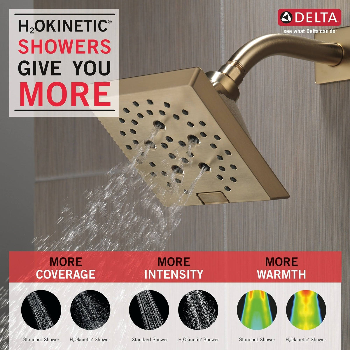 Champagne Bronze Raincan Shower Head P755