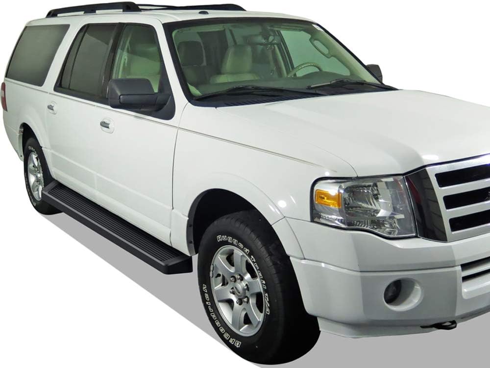 Black Running Boards for Ford Expedition SUV 4-Door D88091