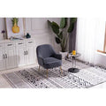 Gray Velvet Armchair J192