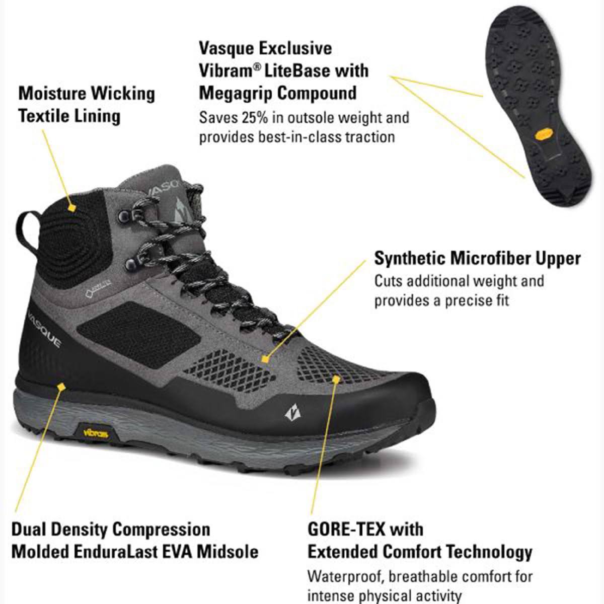 Gargoyle Jet Black Hiking Boots R464821