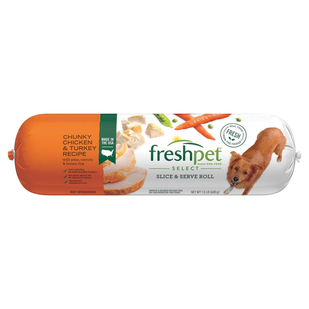 Chunky Chicken & Turkey Recipe Dog Food Roll Z625765