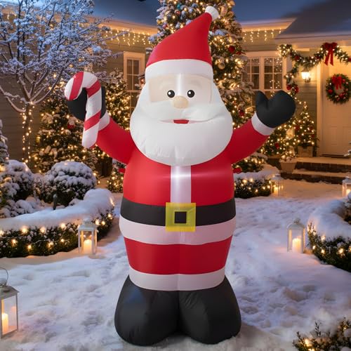4 Foot Christmas Inflatable Santa Claus Decoration with LED Lights T4767