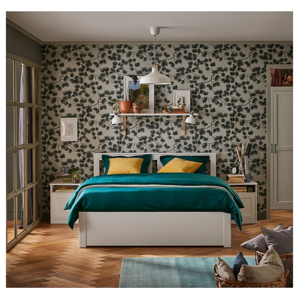 White Full/Double Bed Frame R99461