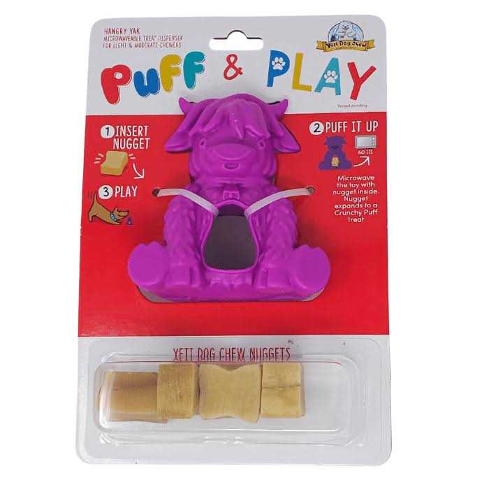 Dog Puff & Play Toy N28215