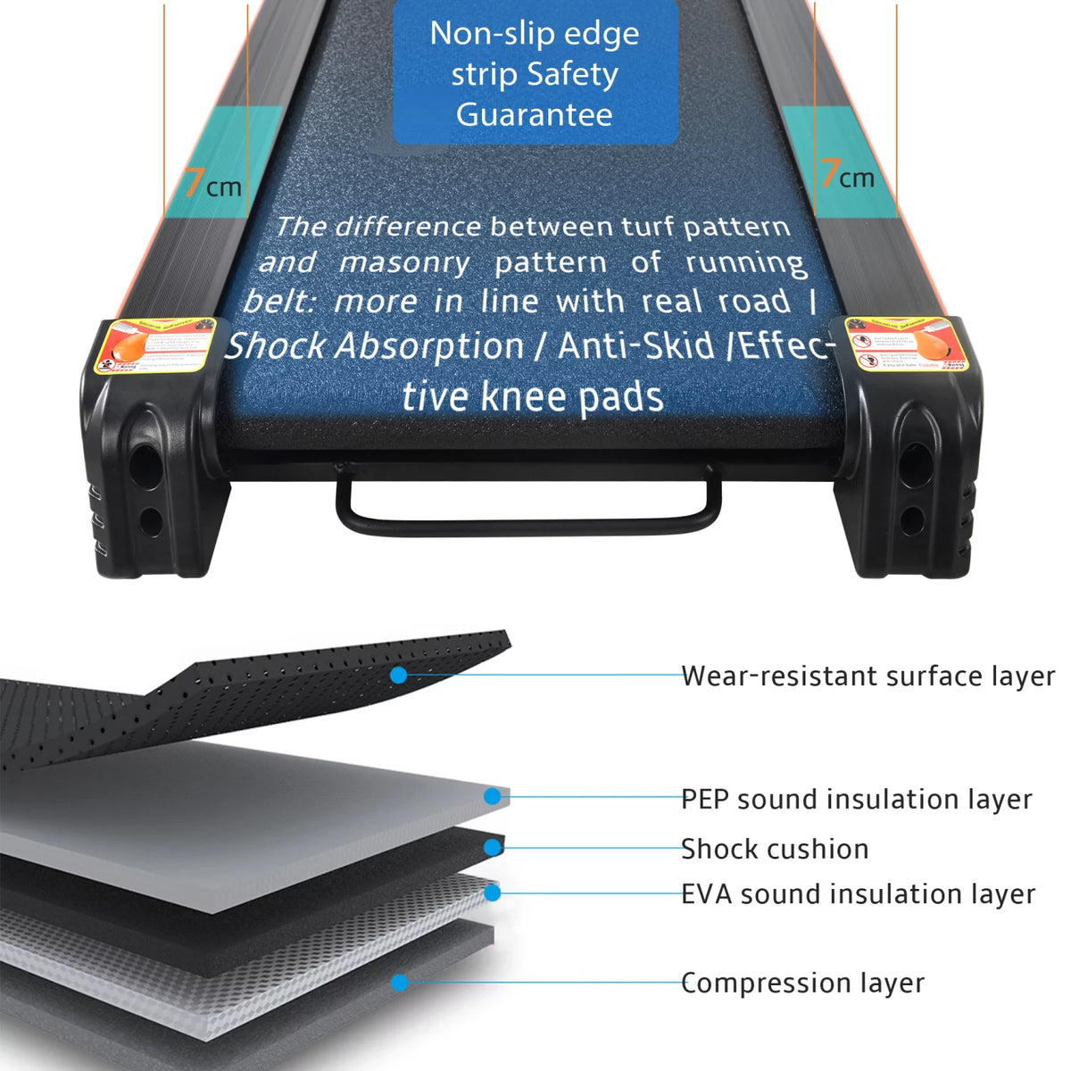 3.5 HP Folding Treadmill 330 LB Capacity J134091