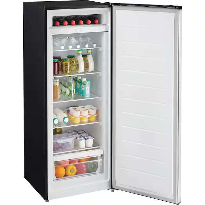 7 cu. ft. Convertible Upright Freezer/Refrigerator in Stainless Steel B8882