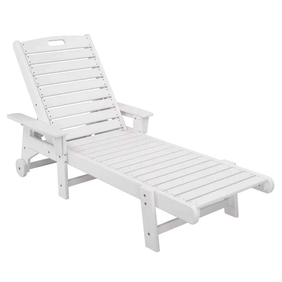 White HDPE Adjustable Backrest Lying Bed R30157