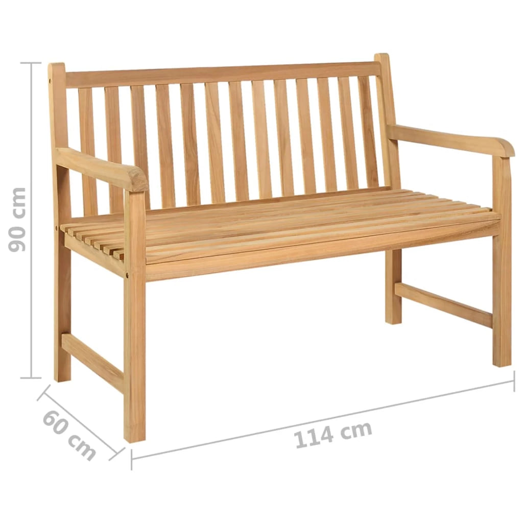 Solid Teak Wood Patio Bench F587