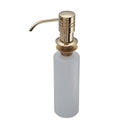 Antique Brass Flat Heavy Duty Kitchen Soap and Lotion Dispenser G8213