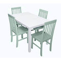 5 Piece Wood Framed Dining Set Sage K810437