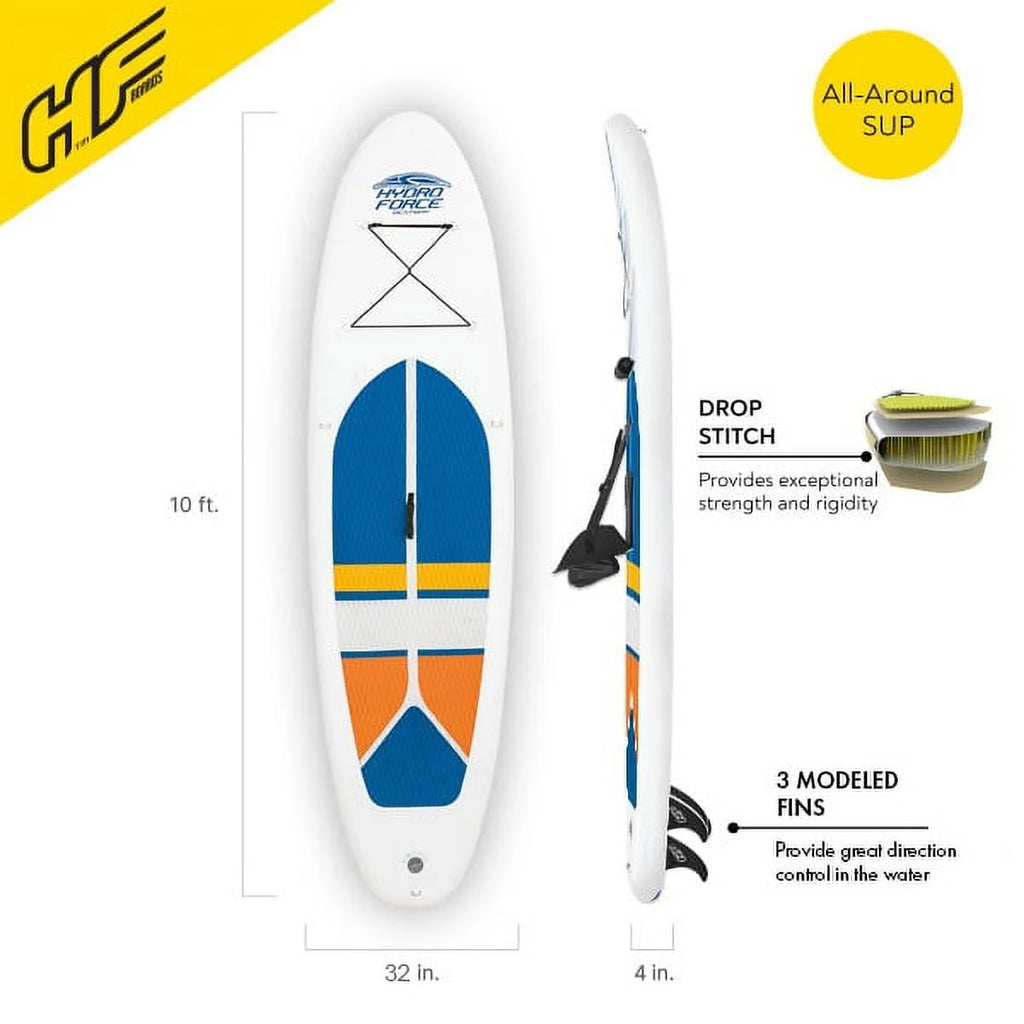 10' Inflatable Stand Up Paddle Board Kayak Set with Aluminum Oar E480106