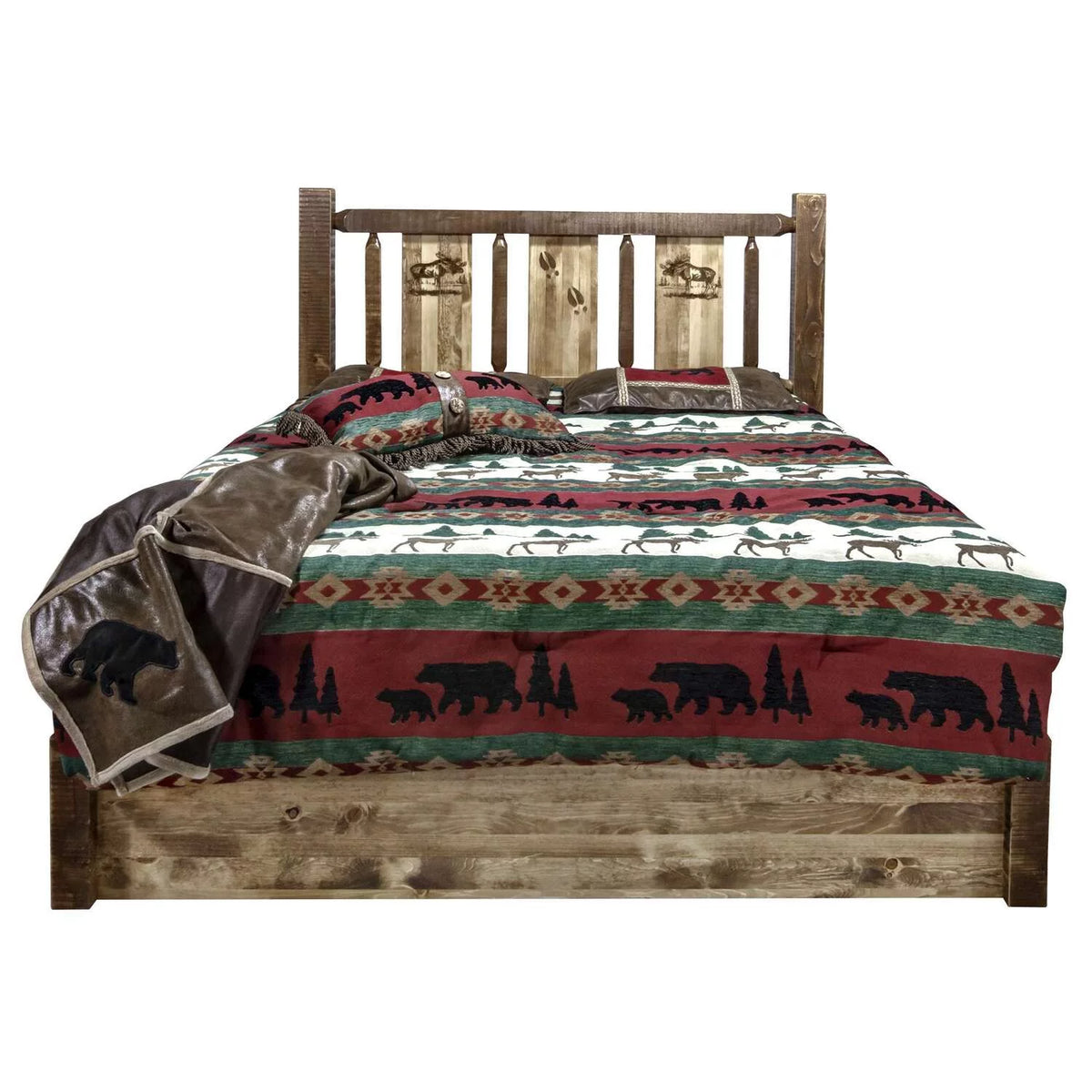California King Platform Bed with Storage K1187