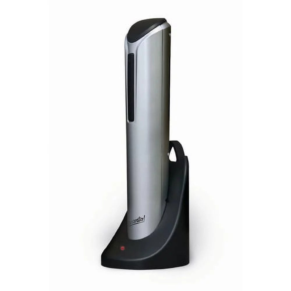 Electric Wine Bottle Opener with Wine Pourer, Stopper, Foil Cutter and Recharging Stand N8801