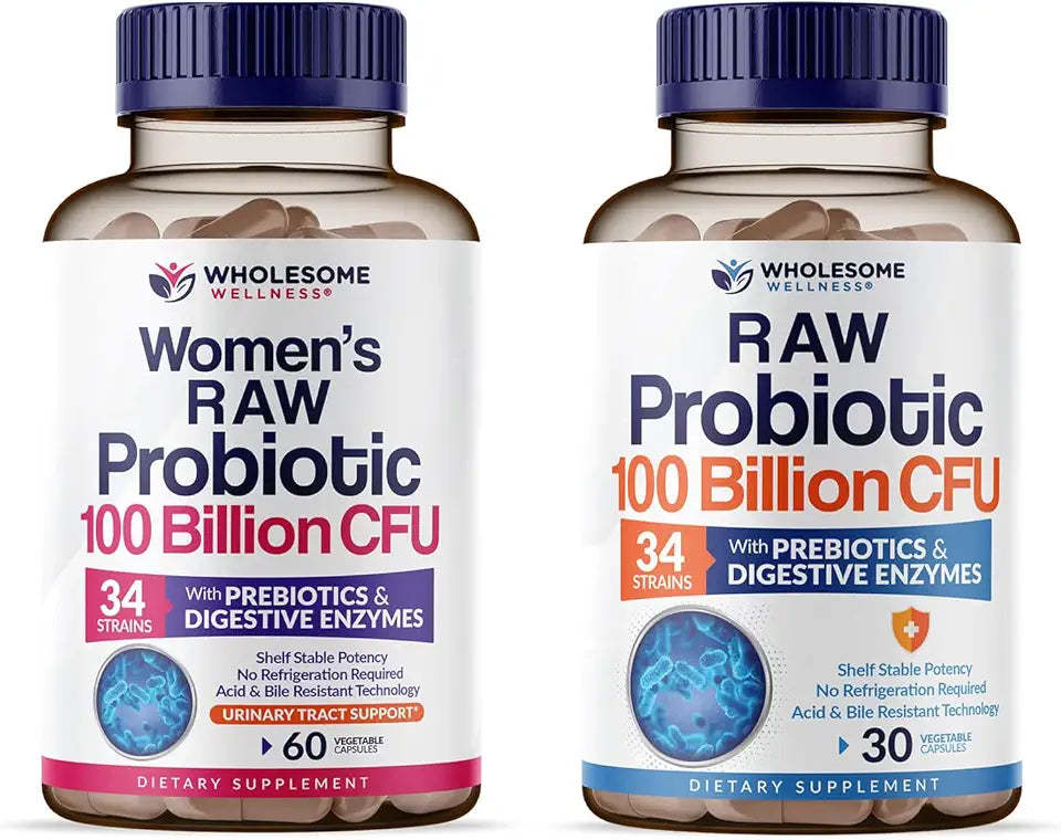 100 Billion CFU Prebiotics Organic Probiotics F428514