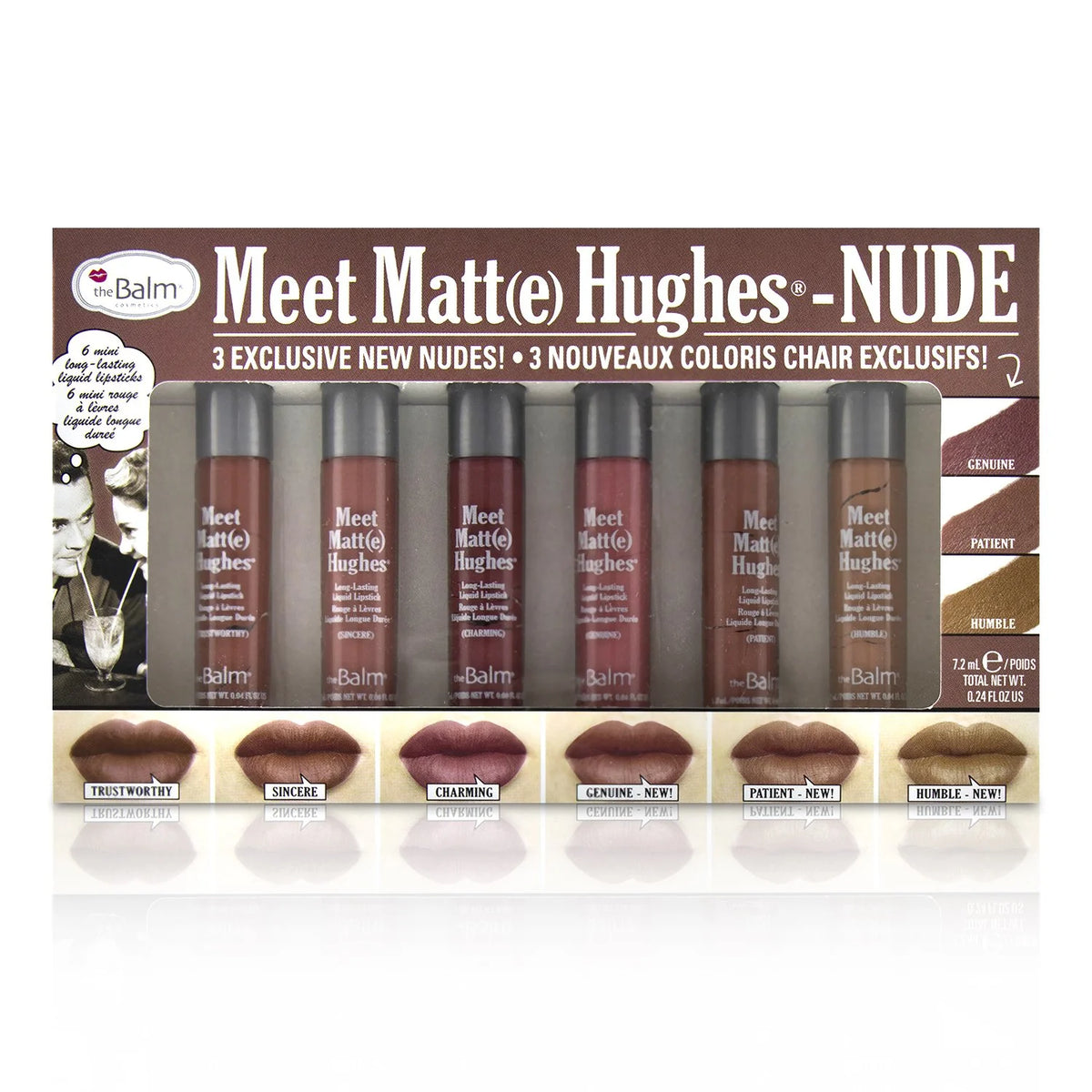 6 Mini Long Lasting Liquid Lipsticks Kit S3661