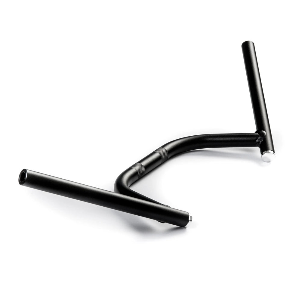 7/8" Clubman Black Steel Motorcycle Handlebar M657673