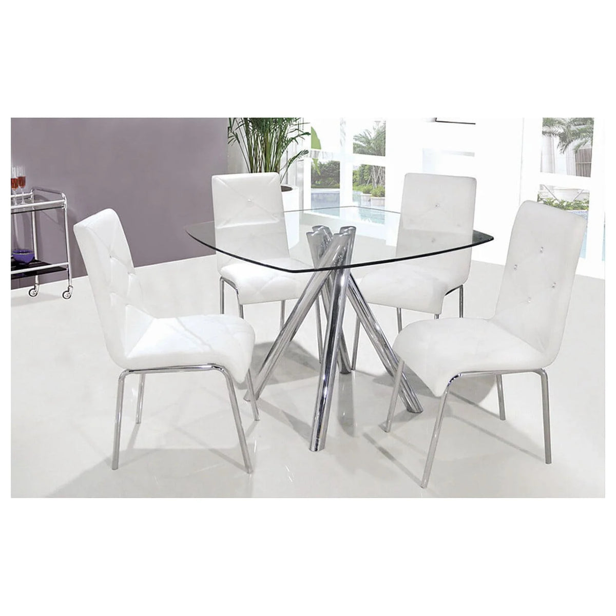 Contemporary Glass Dining Table I643554