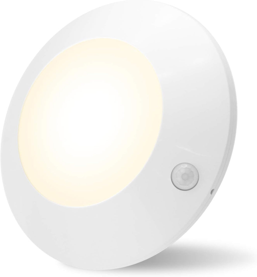Motion Sensor Ceiling Light Cordless Battery Powered LED Warm White Light Z713