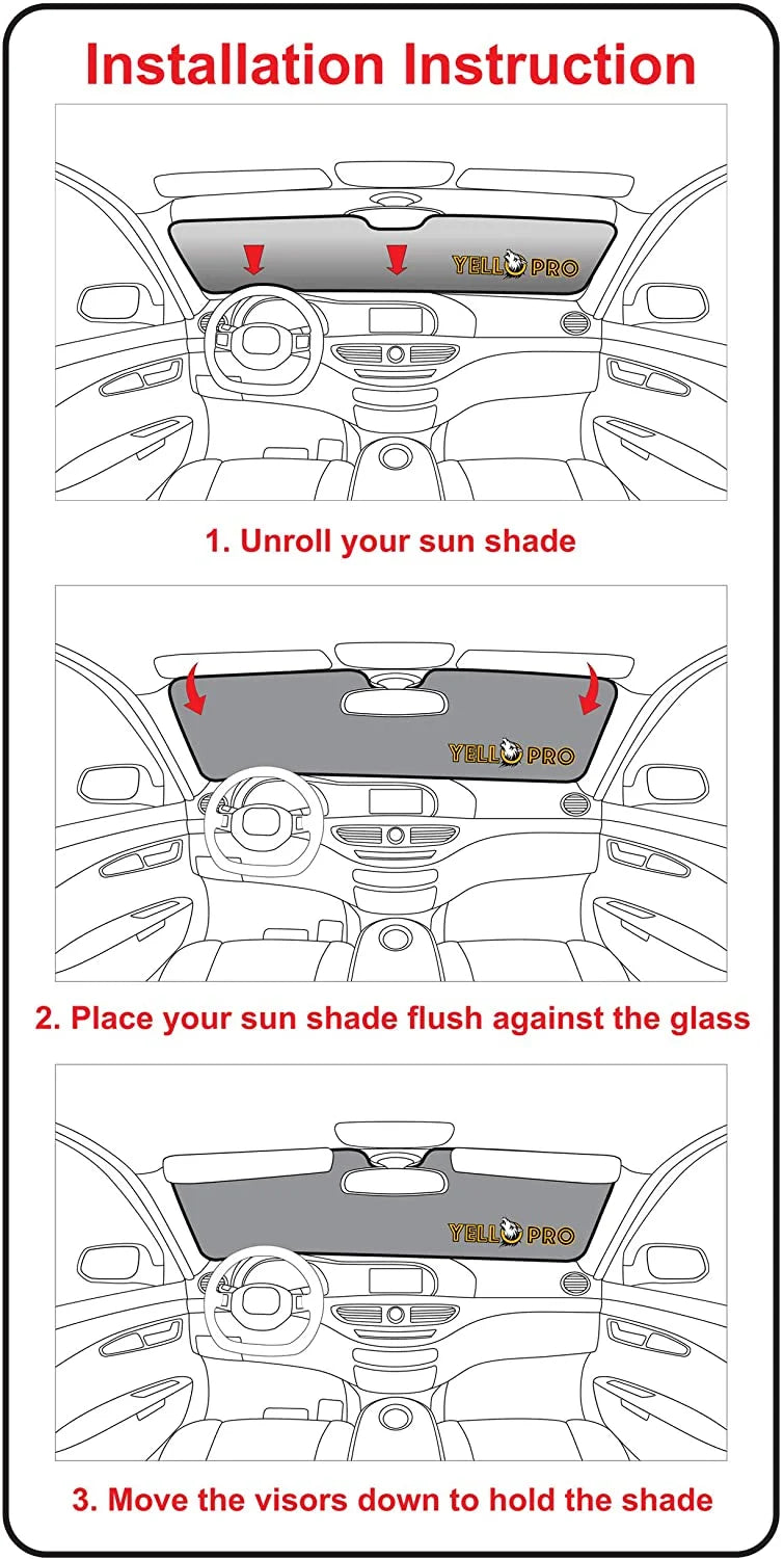 Front Windshield Sunshade for Hyundai Santa Fe W4685