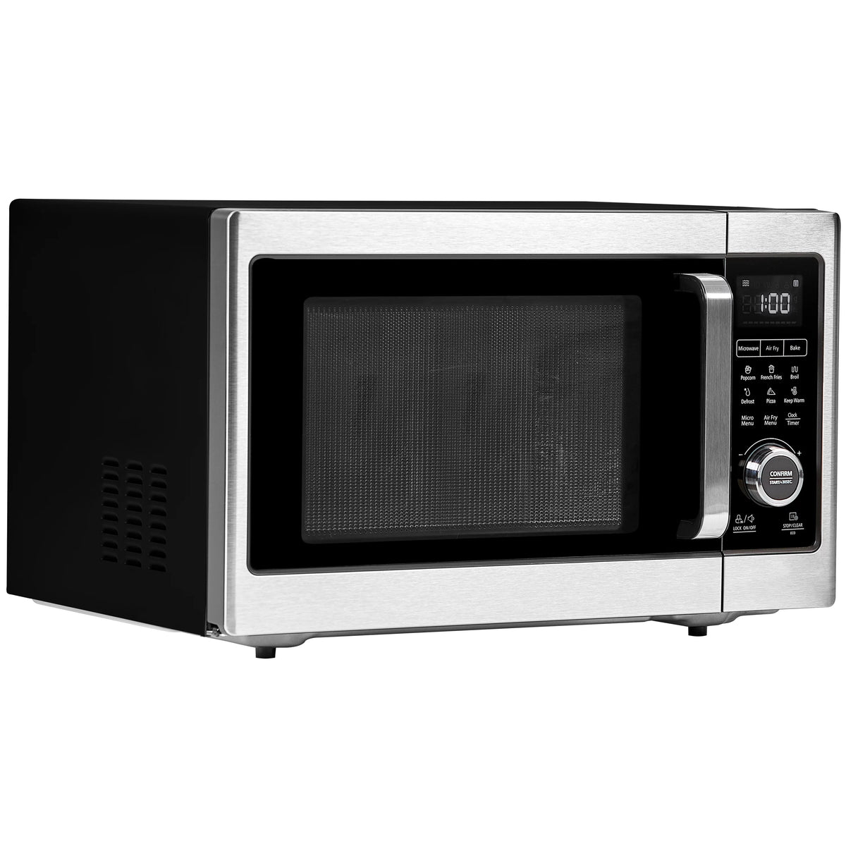 Stainless Steel / Black Microwave Air Fryer, 1cu. ft. L747