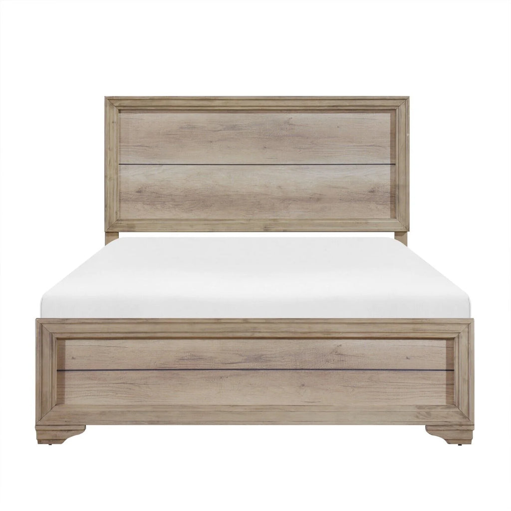 3pc Eastern King Size Bed and Two Nightstands Bedroom Set P471
