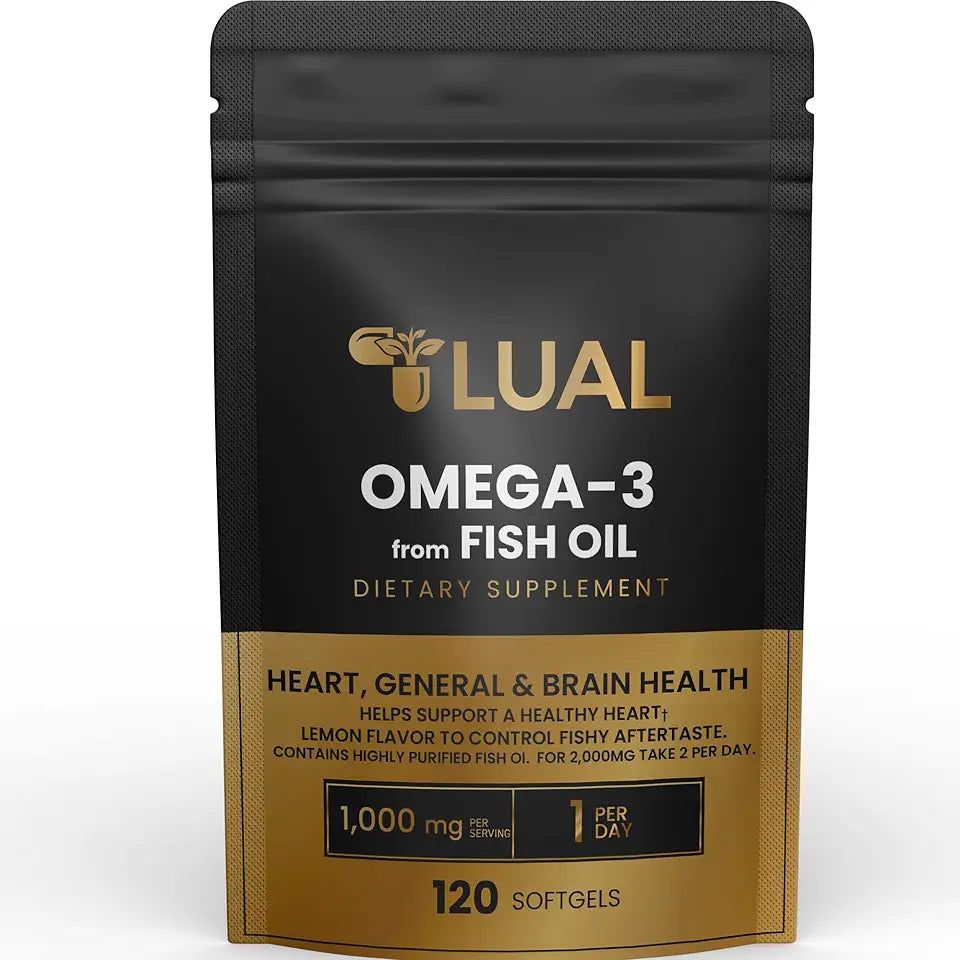 Omega-3 Fish Oil 1000mg 120 Soft Gels X9333