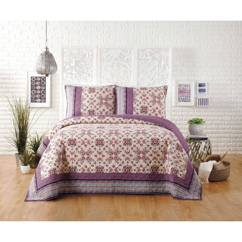 Purple Full/Queen Quilt E31154
