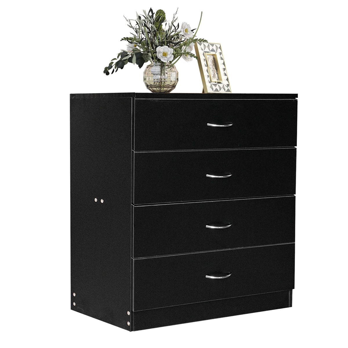 White 3 Drawer Wood Dresser A668387