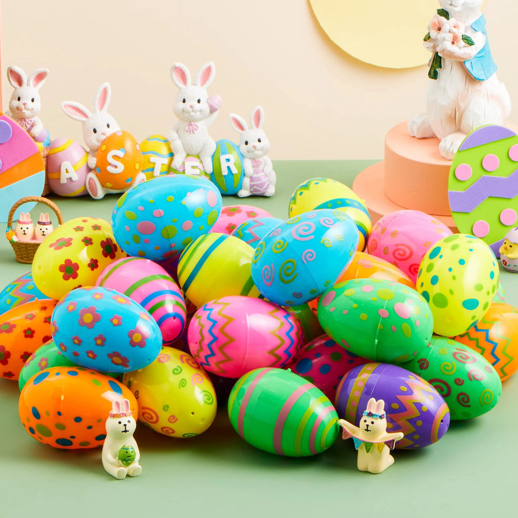 36 Pcs Plastic Jumbo Easter Eggs P279129