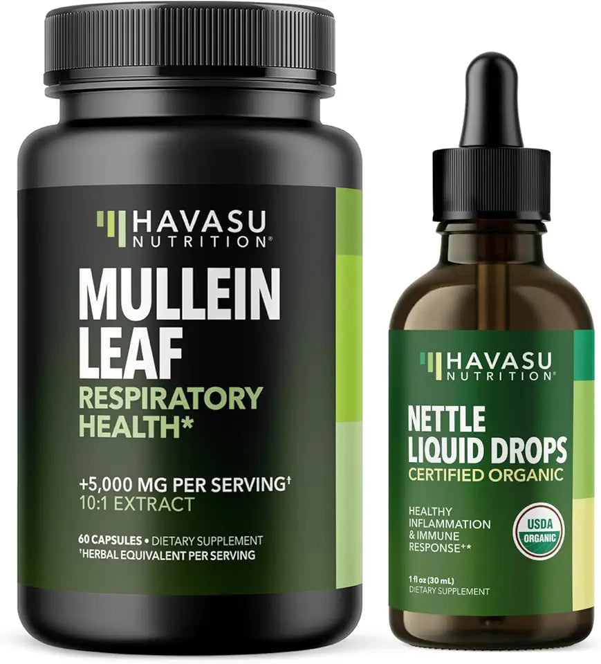 Mullein Leaf Capsules + Nettle Liquid Drops N984418