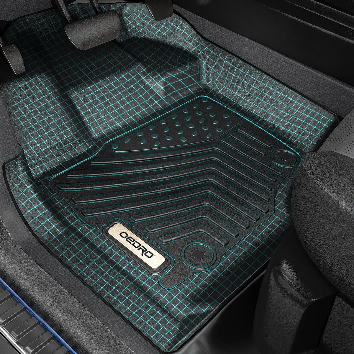 Black Custom Fit TPE Floor Mats E325