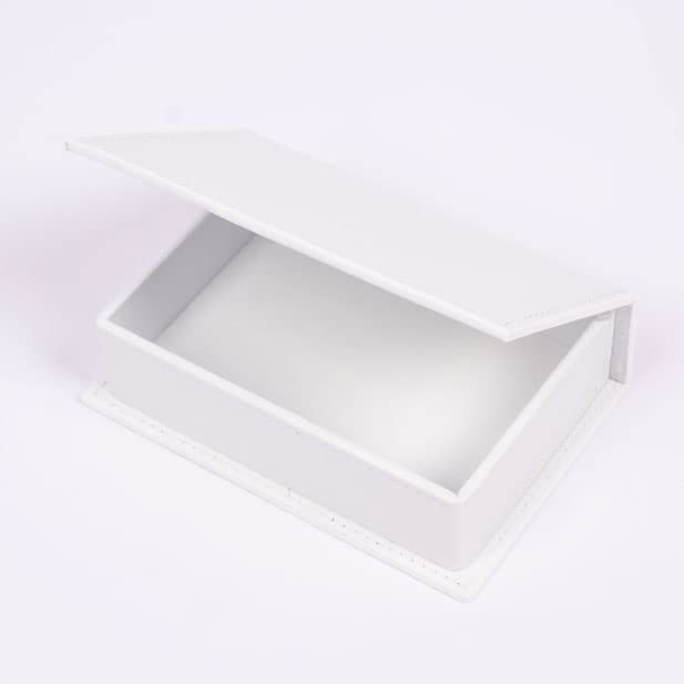 14 Pcs White Leather Desk Organizer Set K69311