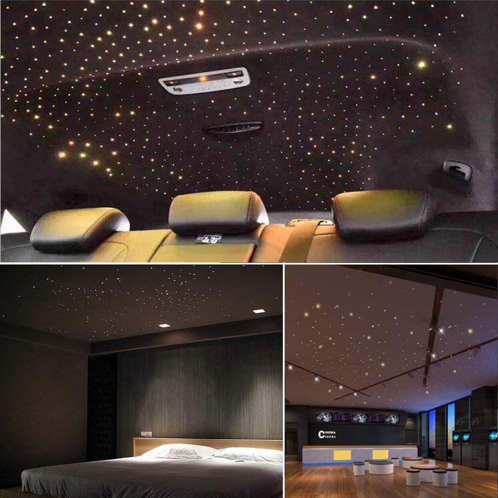 10W RGBW Twinkle Music Effect Fiber Optic Lights Kit 450 Strands 9.8ft K430044