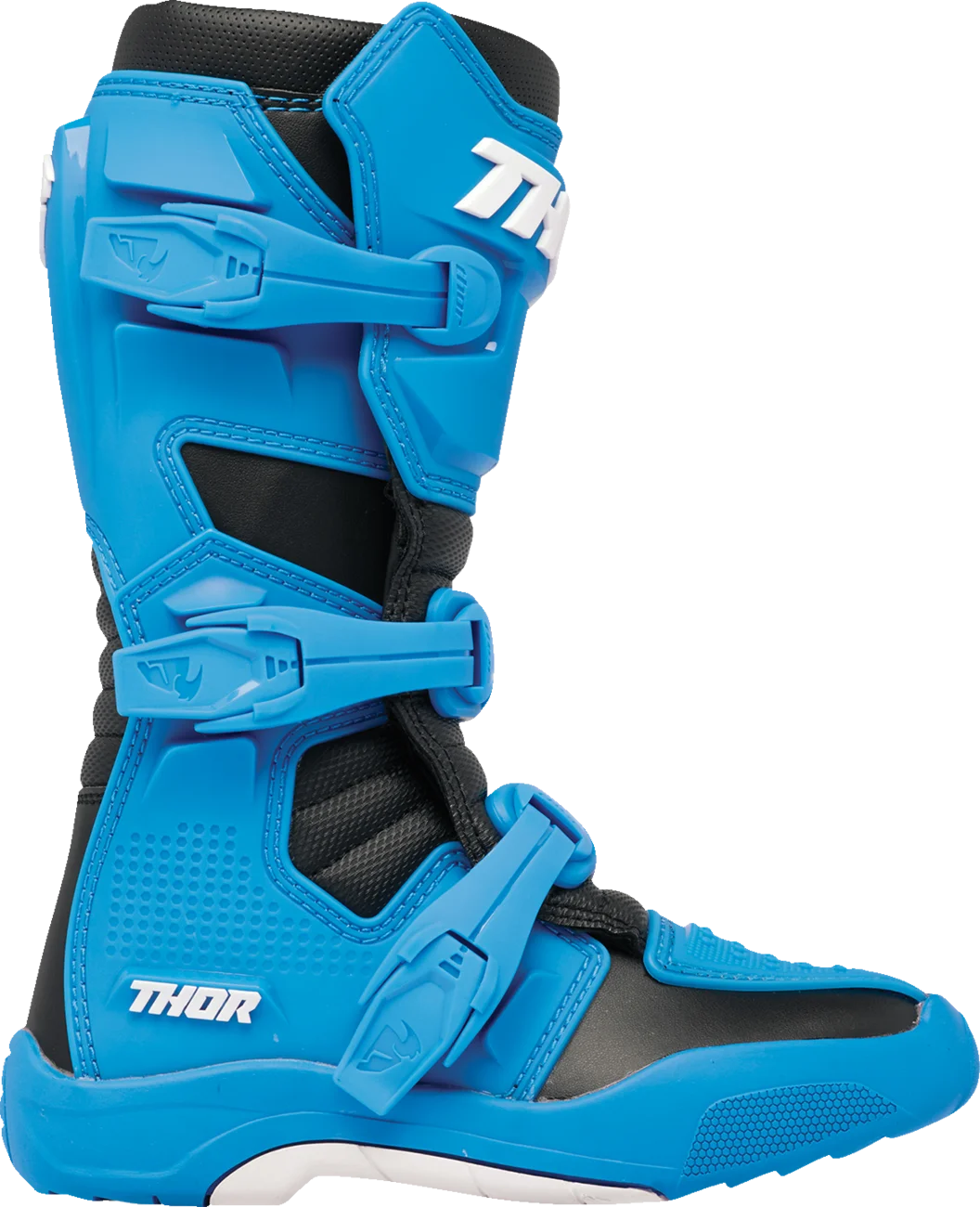 Blue/Black Motocross Riding Boots F44531