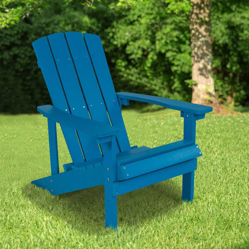 Green Faux Wood Adirondack Chair X4773