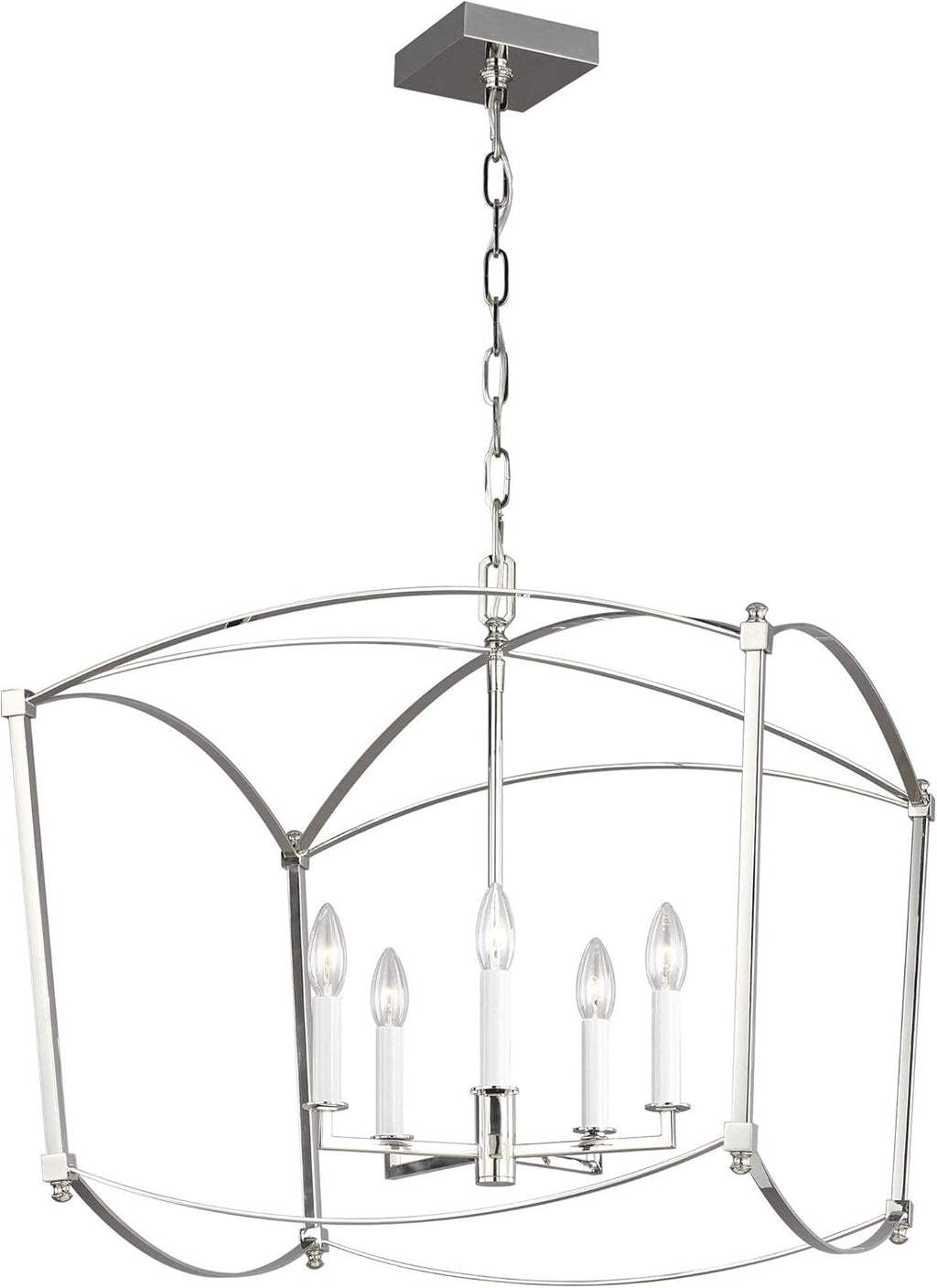 5-Light Antique Guild Candle Chandelier R616561