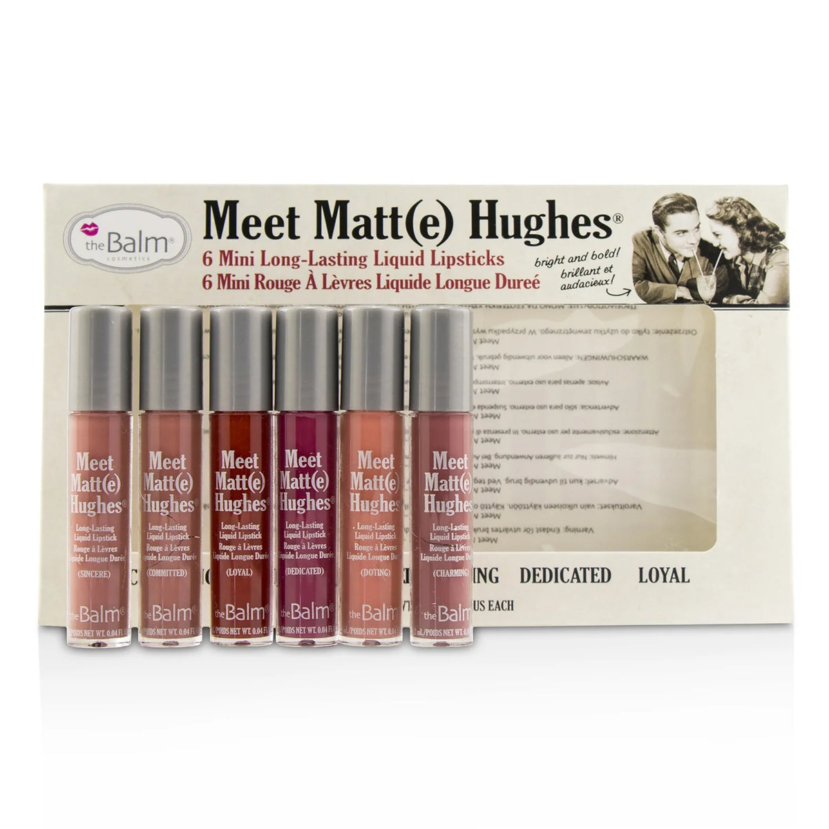 6 Mini Long Lasting Liquid Lipsticks Kit S3661