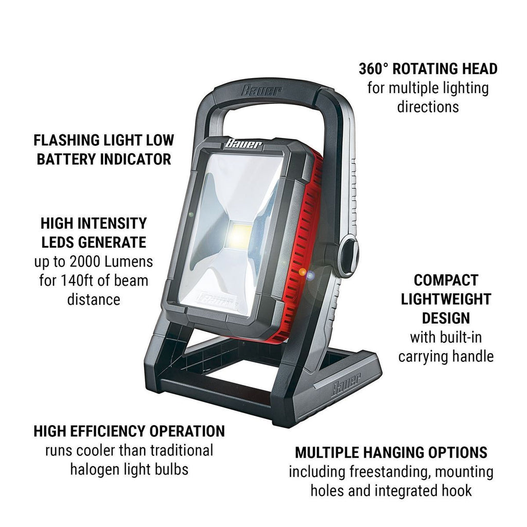20V Cordless 2000 Lumen Work Light Z86221