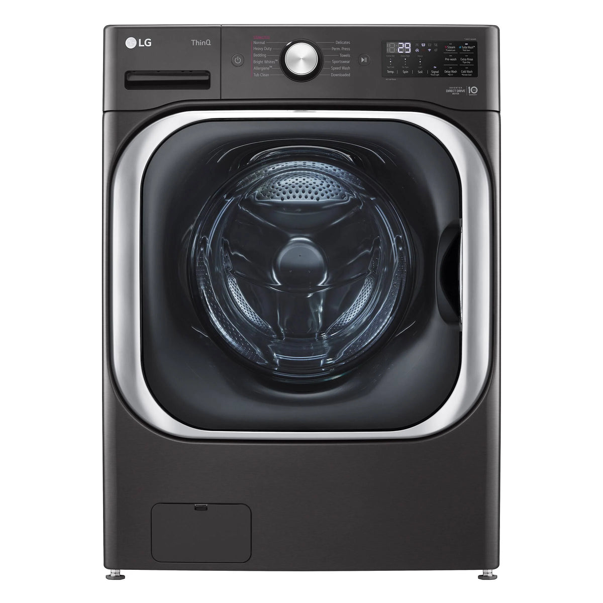 6.0 Cu.Ft. Black Steel Front Load Washer D28766