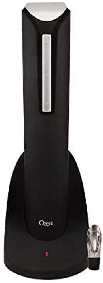 Electric Wine Bottle Opener with Wine Pourer, Stopper, Foil Cutter and Recharging Stand N8801