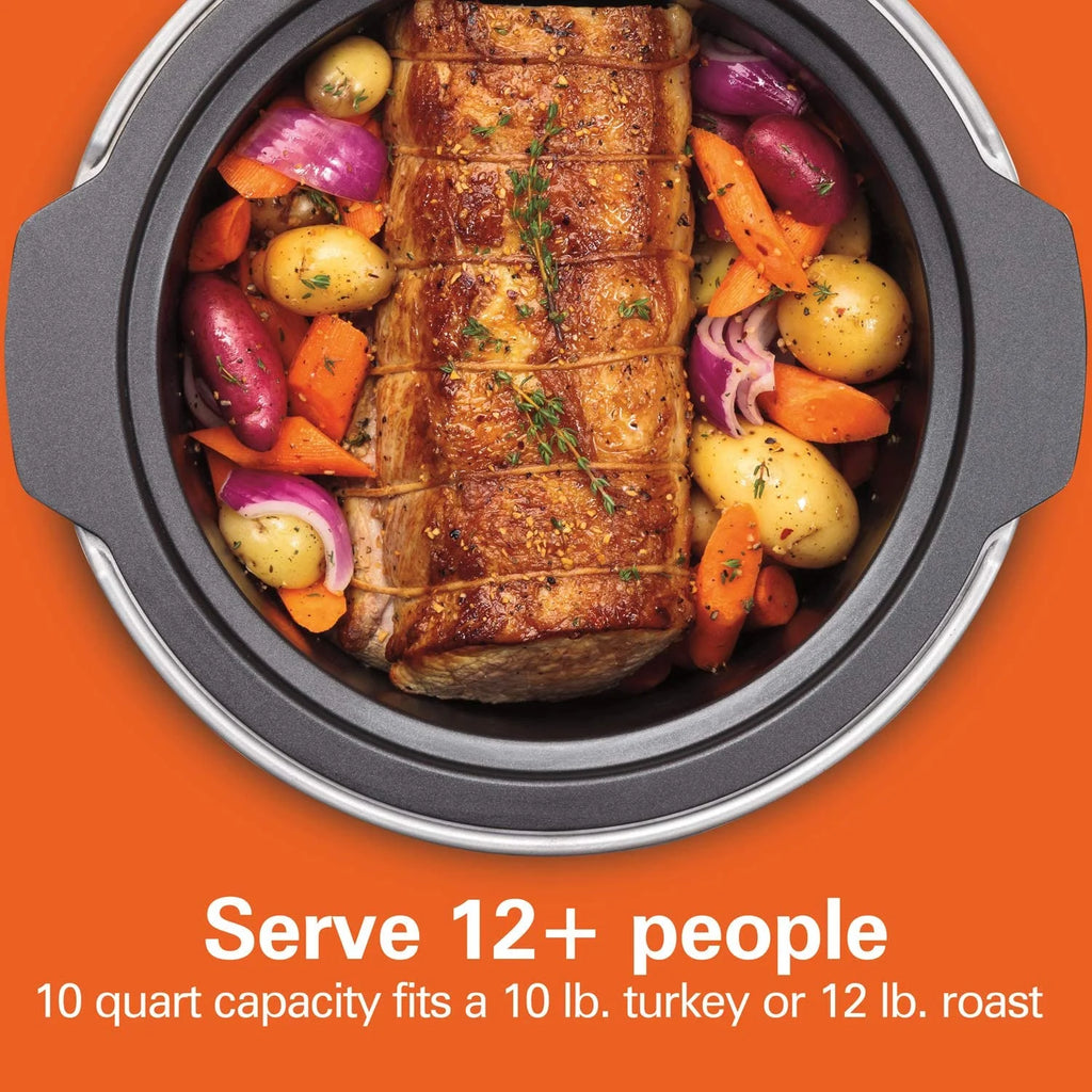 10 Quart Programmable Slow Cooker with Stovetop Safe Crock & 8 Quart Programmable Slow Cooker X791